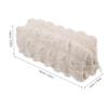 Flirty Beige Cosmetic Bag with Zipper, Large Capacity view 2