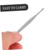Healeved 6-Piece Stainless Steel Ear Cleaning Kit, Portable Double-Sided Earwax Remover, Silver view 3