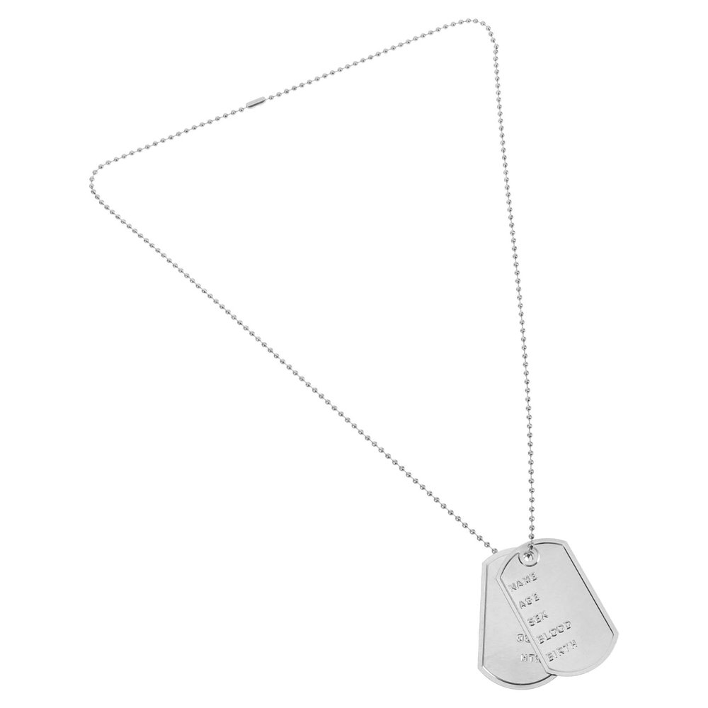 HEMOTON Memorial Dog Tag Necklace for Men