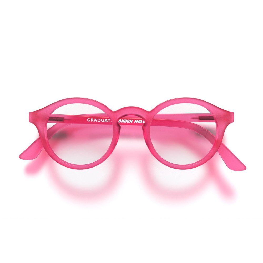 LONDON MOLE Graduate Reading Glasses | Charcoal, Round Panto-Style Readers | Unisex | Spring Hinges