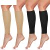 Ayztantine Compression Calf Sleeves, 30–40 mmHg, Men’s and Women’s Footless Calf Compression Sleeves, Beige, XXL view 2