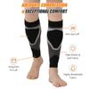 Ayztantine Calf Compression Sleeves, 1 Pair, for Men and Women, Orange, Size S view 3