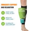 Ayztantine Calf Compression Sleeves, 1 Pair, for Men and Women, Orange, Size S view 4