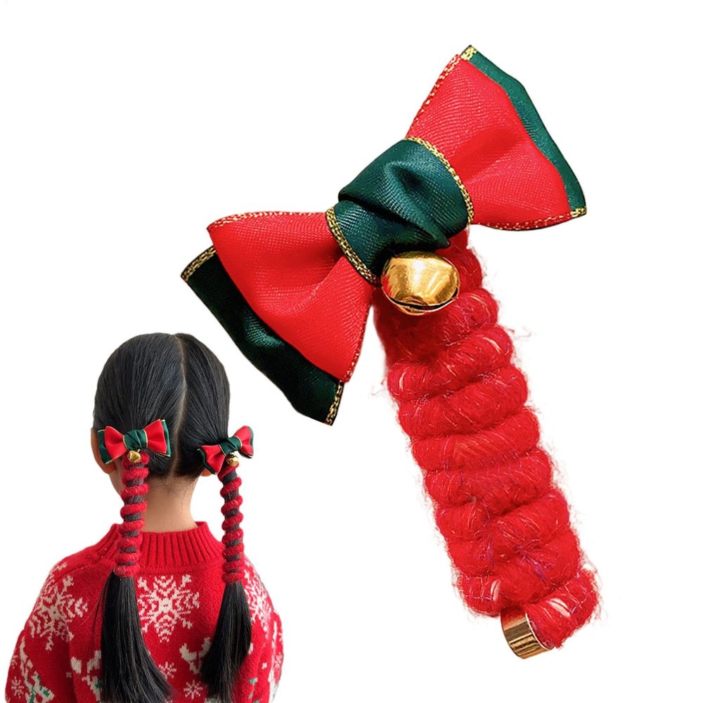 Christmas Spiral Hair Ties