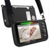 Protective Case for HelloBaby 5-Inch Baby Monitor, Shock-Resistant Case with Strap and Built-In Magnets, Compatible with HB6550 Upgrade Monitor view 1