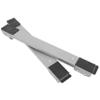 1 Pair of Adjustable Appliance Sliders, Zinc Alloy and Stainless Steel view 1