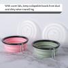2 Pack Portable Folding Travel Bowls for Pets view 3