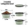 2 Pack Portable Folding Travel Bowls for Pets view 4
