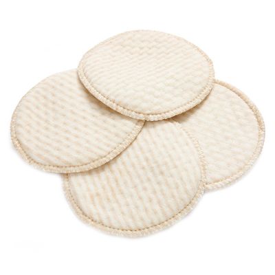 DIIOOMIEEU 4-Pack Nursing Pads, Soft, Breathable, Absorbent Cotton Pads