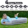 2,180 × 115 × 30 Extra-Large Dog Bed for Humans, Adults, and Pets with Removable, Washable Faux-Fur Cover, Pillow, and Blanket view 3