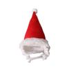 DIIOOMIEEU Christmas Hat Hamster Santa with Adjustable White Headwear view 1