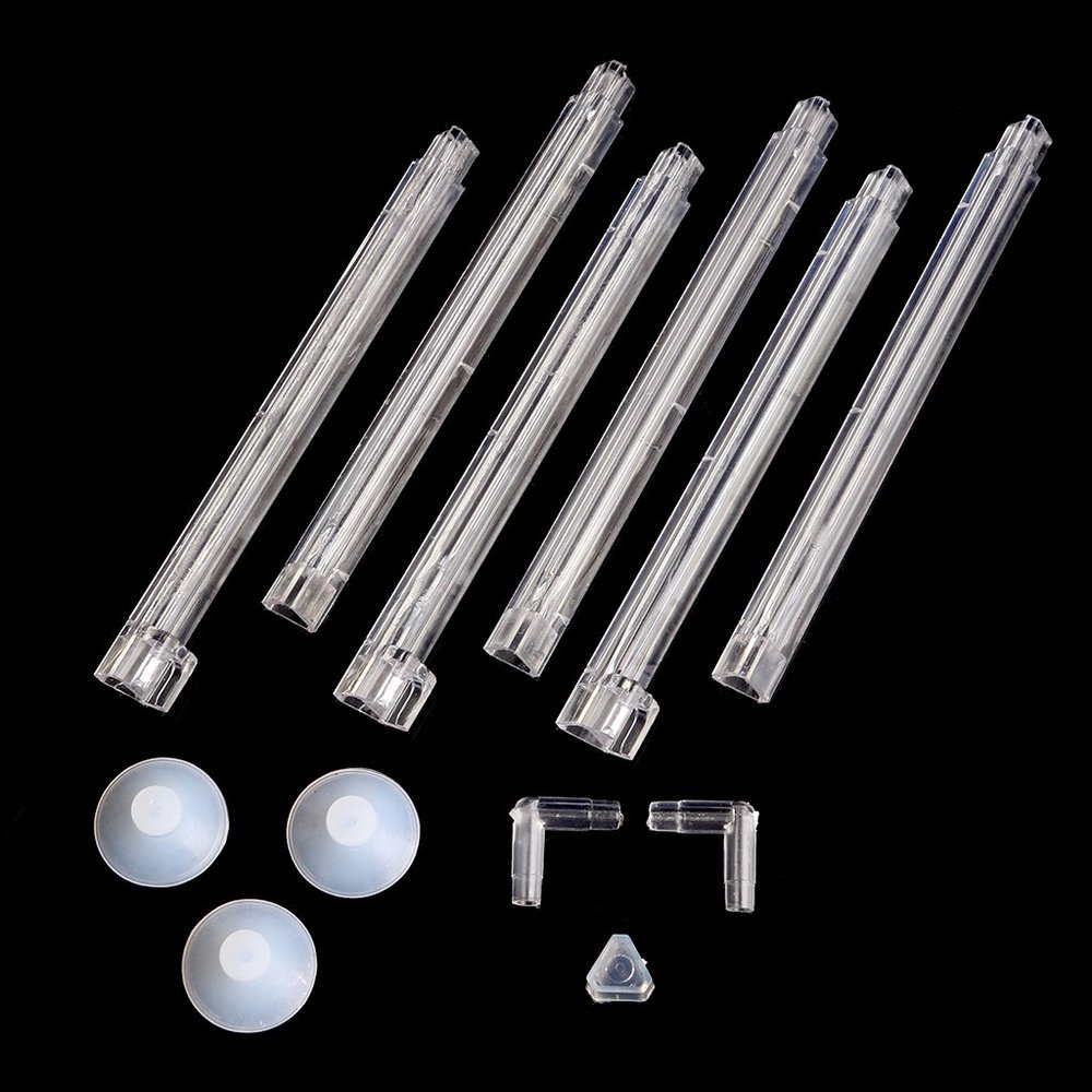 DIIOOMIEEU Aquarium Tube Clear Set Air Diffuser for Fish Bubble Wall