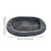 180 x 132 x 30, Large Human Dog Bed, Bean Bag-Style Pet Bed, Floor Cushion with Blanket Cover view 2