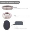 180 x 132 x 30, Large Human Dog Bed, Bean Bag-Style Pet Bed, Floor Cushion with Blanket Cover view 4