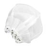 Cornesty Pet Flower Headpiece, Dog Veil Clip, Wedding Accessory for Small and Medium Dogs, White (S) view 1