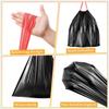 XIQIYY 15L Black Trash Bags, Drawstring Garbage Bags, 90 Count view 4