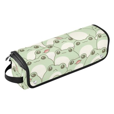 FRODOTGV 2-in-1 Curling Iron Travel Case with Cute Frog Pattern