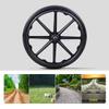 20/22/24-Inch Wheelchair Rear Wheels, Solid Puncture-Proof Anti-Slip PU Tires, One-Piece Molded Wheels with 12 mm Bearings, 2-Pack view 3