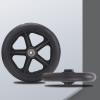 BDBLFLTZ 2-Piece 7-Inch Replacement Walker Wheels with 2 Axles, Gray view 3