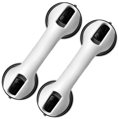 2-Pack Suction Cup Grab Bars for Bathroom and Bathtub
