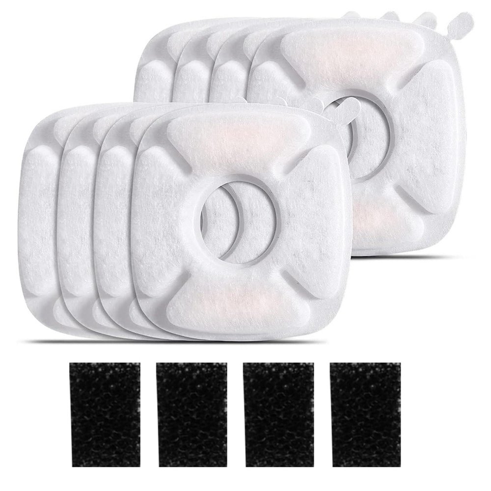 QUAEDE Dog Water Fountain Filters for 135 oz/4 L Pet Fountains