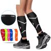 Ayztantine Compression Calf Sleeves, 1 Pc, for Men and Women, Black, XL view 2