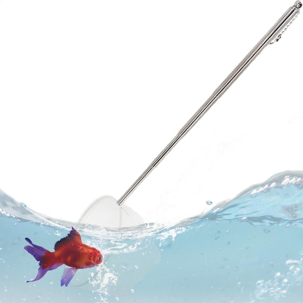 Aquarium Fish Net with Adjustable Handle