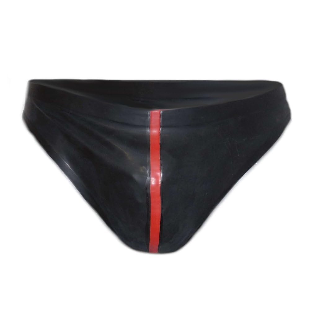 Handmade Latex Men's Thong with Pouch, Size XL