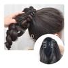 18-Inch Synthetic Fishtail-Braid Ponytail Extension with Claw Clip, Light Brown view 4