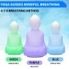 Breathing Light Silicone Night Light to Calm the Mind view 4