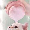 Dog Bath Brush with Shampoo Dispenser view 3