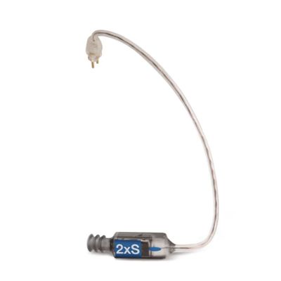 Audique Phonak xReceiver Wire (2-Pin) - Compatible with Older Phonak Hearing Aids (Left Ear, Power, Size 3)