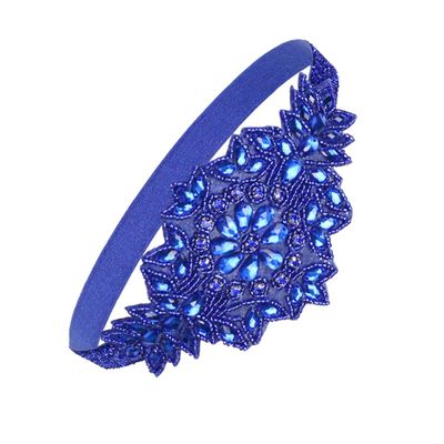 OATIPHO Women's Flapper Headband with Rhinestone Decoration for Weddings, Parties, and Photo Shoots