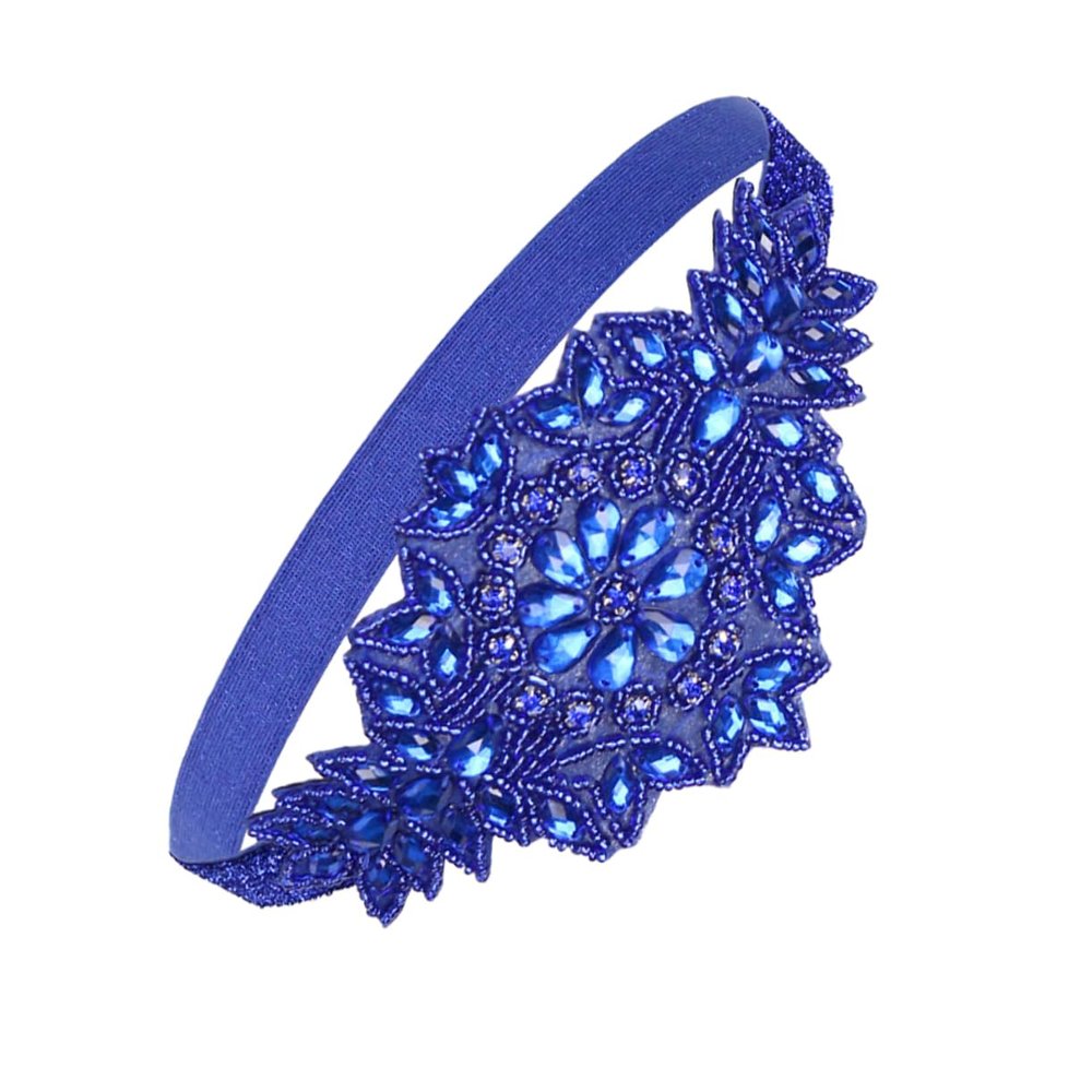 OATIPHO Women's Flapper Headband with Rhinestone Decoration for Weddings, Parties, and Photo Shoots