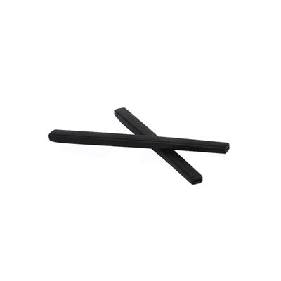 COLLBATH Silicone Eyeglass Temple Covers, 5 Pairs, Black, for Thin Temples