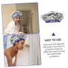 TOVINANNA 3-Pack Self-Heating Aluminum Foil Hair Caps for Deep Conditioning view 3