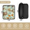 FRODOTGV 2-in-1 Hair Tool Travel Case with Animal Design, Heat-Resistant Mat, Double-Layer Carrying Bag, Customizable, One Size view 4