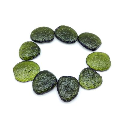 Genuine Raw Moldavite Stone, 1 Pc, Green Czech Meteorite Impact Glass, Rough Energy Crystal, Moldavite Jewelry (9–11 g)