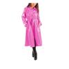 YGZHANYUANOKU Wetlook PVC Faux-Leather Trench Coat Dress for Women, Light Brown, L view 3