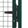 Homgoday Steel Garden Gate 100 x 75 cm, Green view 4