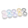 15-Pack Double Contact Lens Cases, Transparent PP Storage view 1