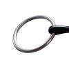 KXWDKJ Horse Bit, Black Steel Ring, Double-Jointed Copper Mouthpiece with Elliptical Links, for Training and Riding (Black, 10.5 cm) view 2