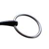 KXWDKJ Horse Bit, Black Steel Ring, Double-Jointed Copper Mouthpiece with Elliptical Links, for Training and Riding (Black, 10.5 cm) view 4