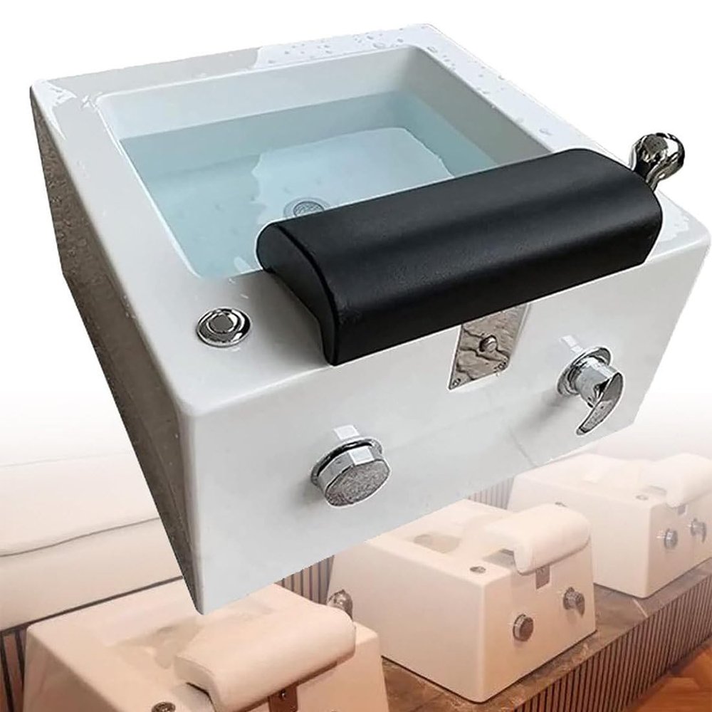 XCSCUK Acrylic Foot Spa with Massage and Auto Drain
