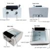 XCSCUK Acrylic Foot Spa with Massage and Auto Drain view 4