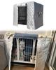 Dog Crate Cover for Indoor and Outdoor Use with Roll-Up Door and Window, Breathable Privacy Cover, Insulating and Light-Blocking view 1