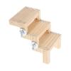 BESPORTBLE Climbing Ladder for Parrot Cages, Wooden Bird Ladder with Rest Platform, Toys, and Z-Shaped Design view 1