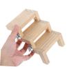 BESPORTBLE Climbing Ladder for Parrot Cages, Wooden Bird Ladder with Rest Platform, Toys, and Z-Shaped Design view 3