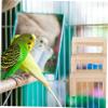BESPORTBLE Climbing Ladder for Parrot Cages, Wooden Bird Ladder with Rest Platform, Toys, and Z-Shaped Design view 4