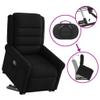 vidaXL Power Lift Recliner Black Fabric view 4